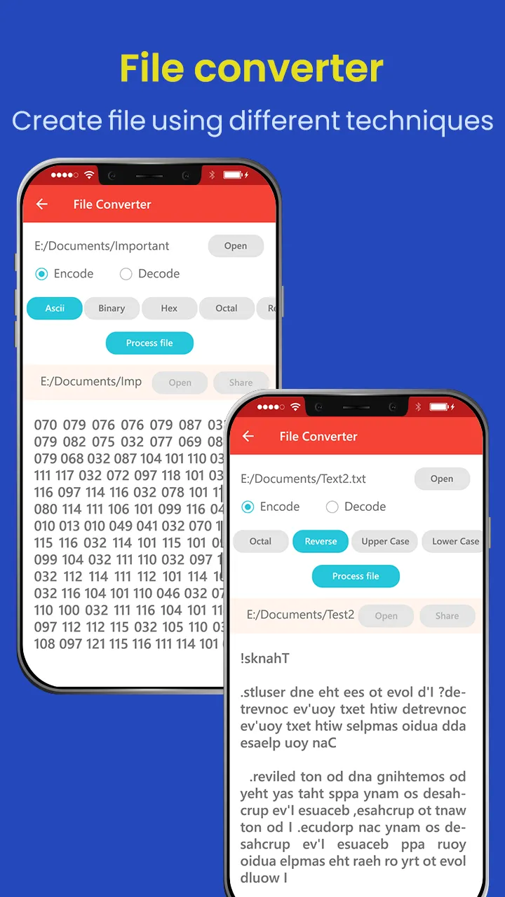 Text, Number, Binary, ASCII Co | Indus Appstore | Screenshot