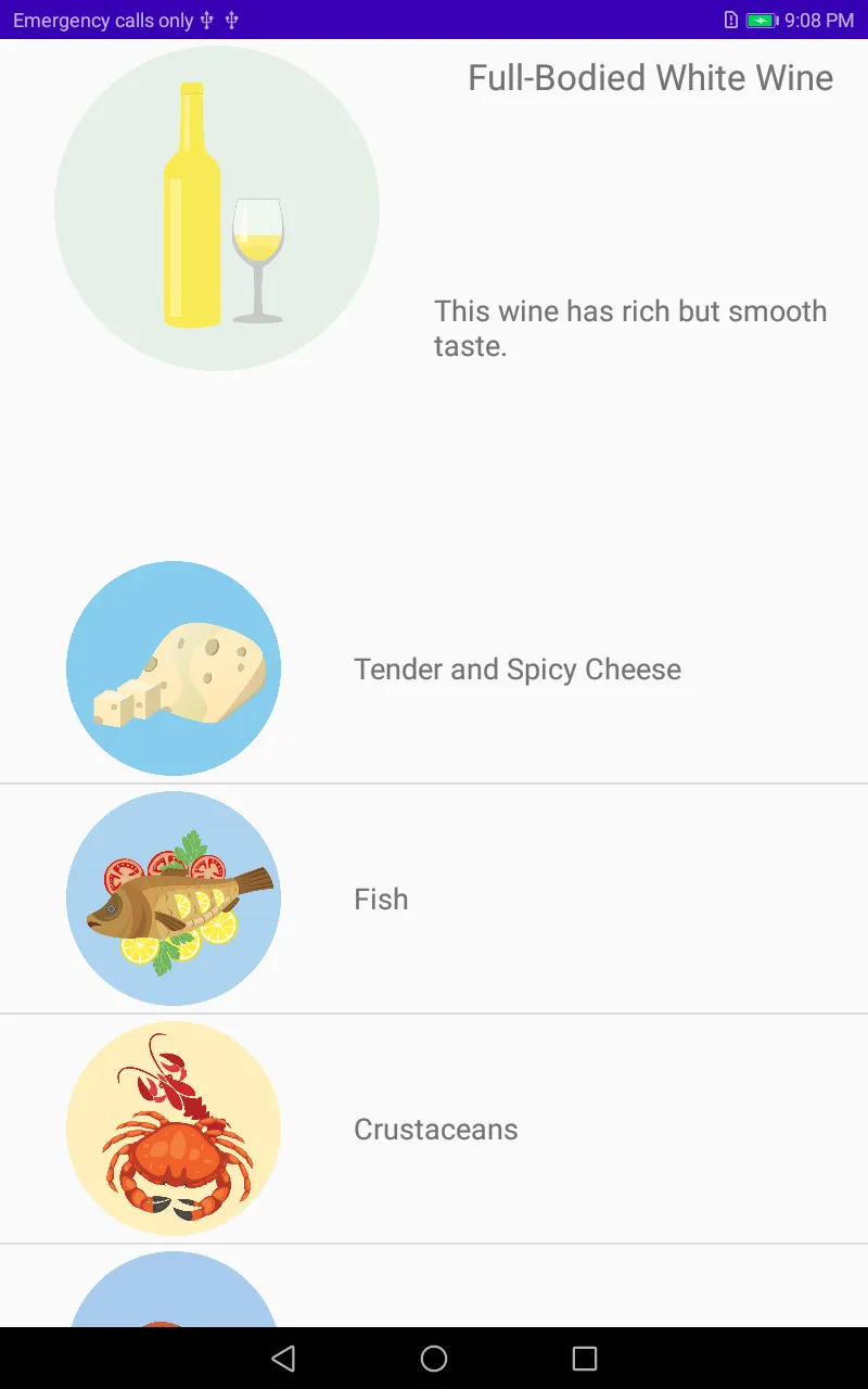 Wine and Food Pairing | Indus Appstore | Screenshot