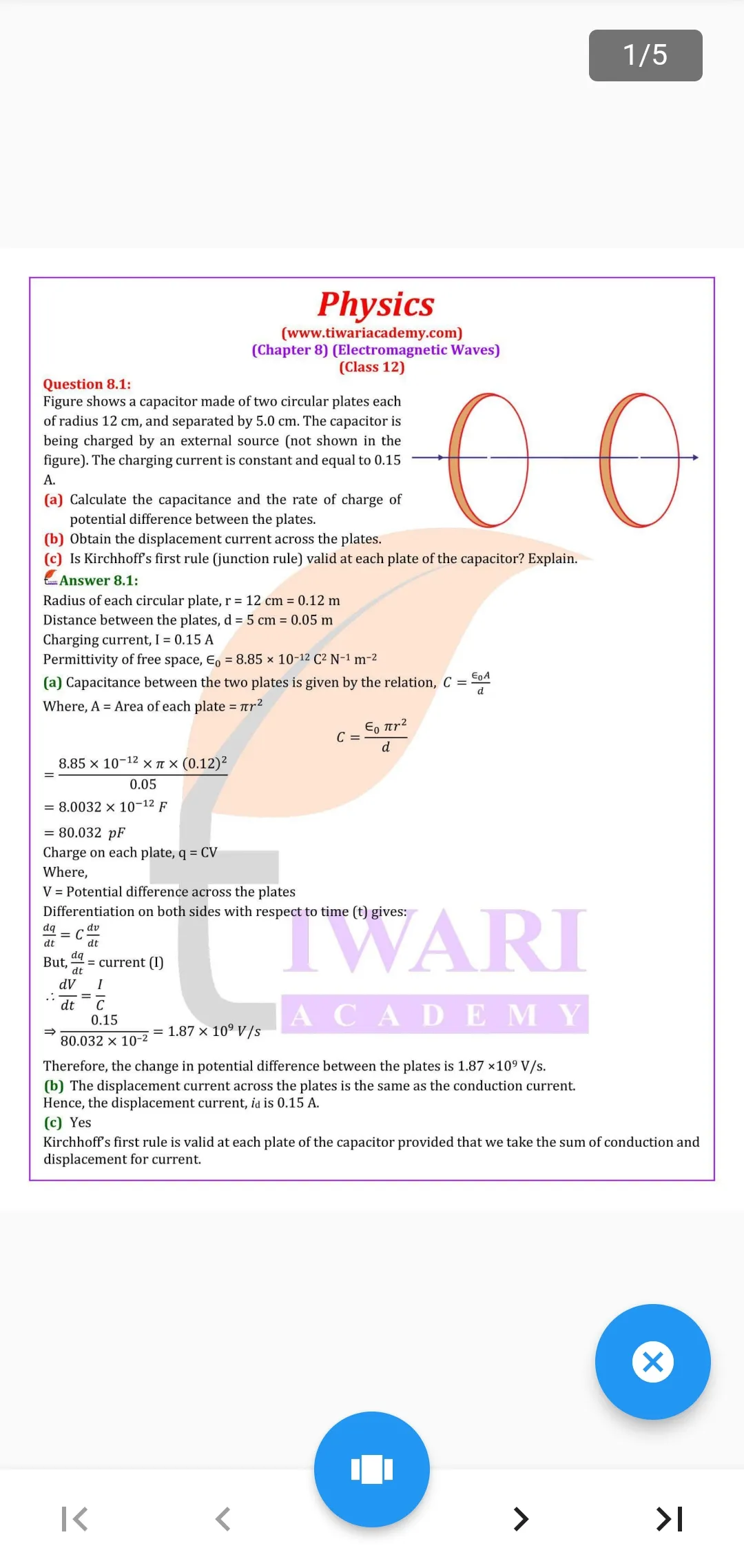 Class 12 Physics for 2023-24 | Indus Appstore | Screenshot