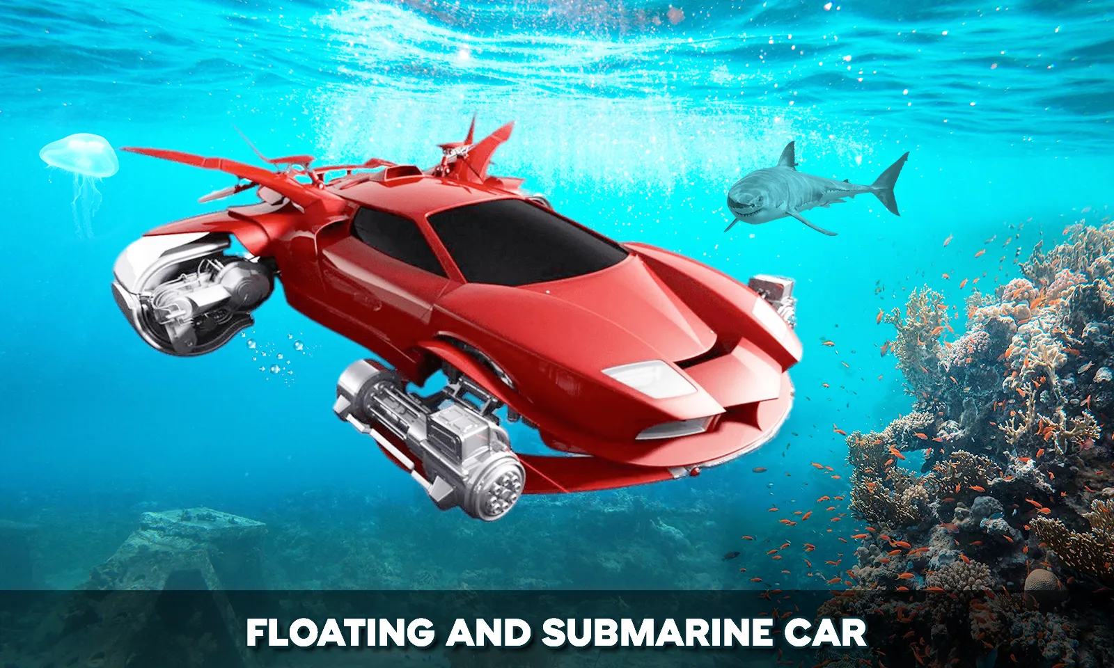 Floating Underwater Car Sim | Indus Appstore | Screenshot