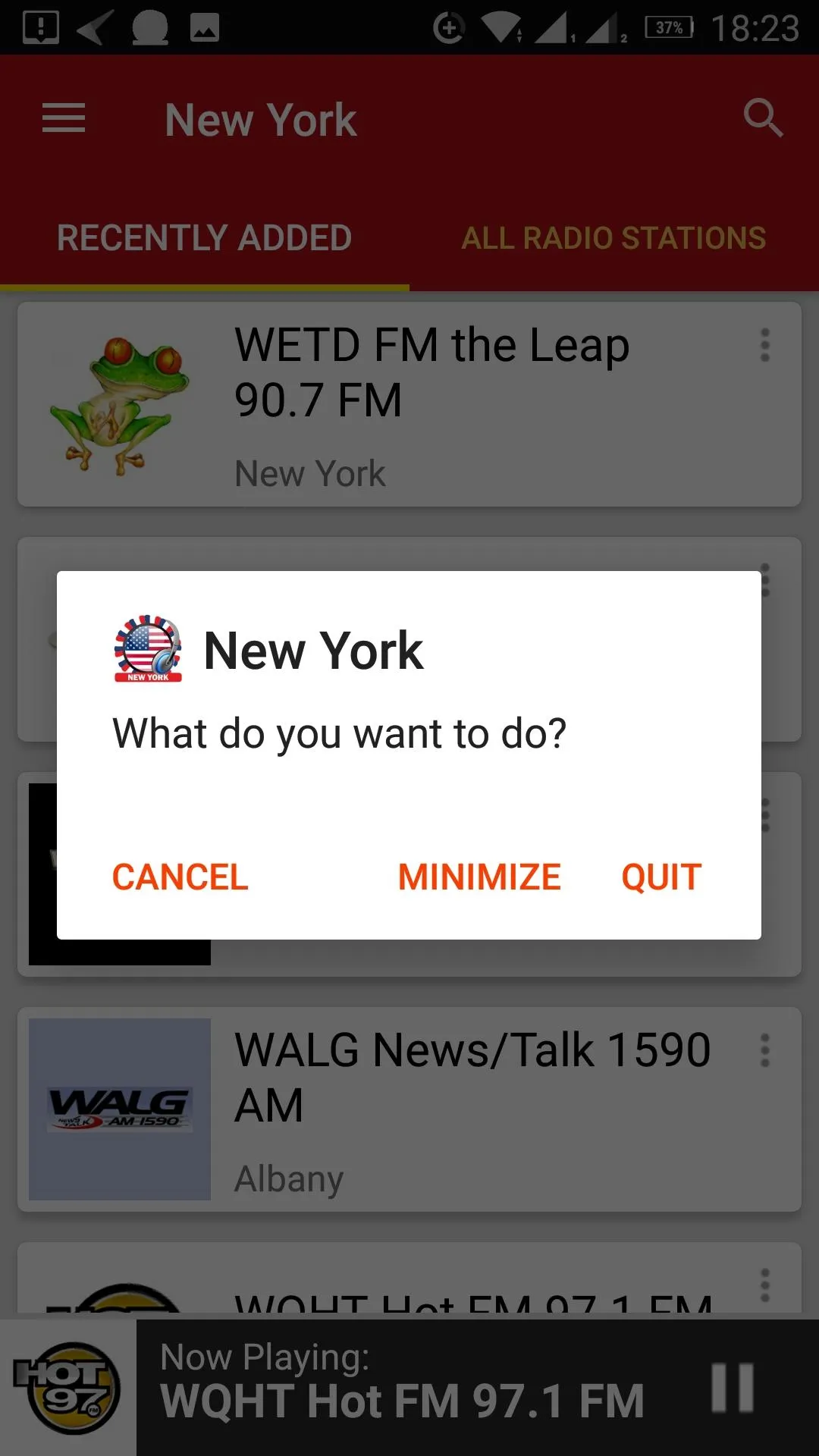 New York Radio Stations - USA | Indus Appstore | Screenshot