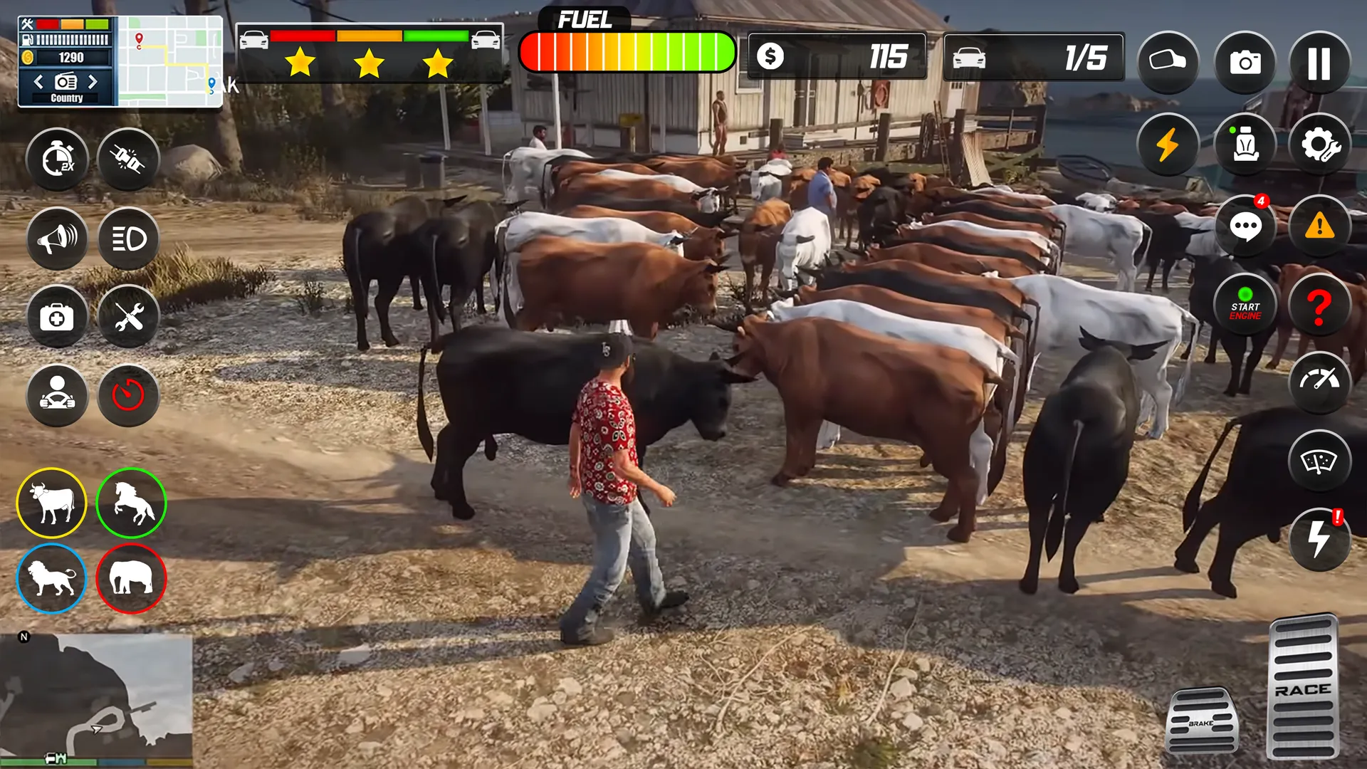 Farm Animal Transport Cow Game | Indus Appstore | Screenshot