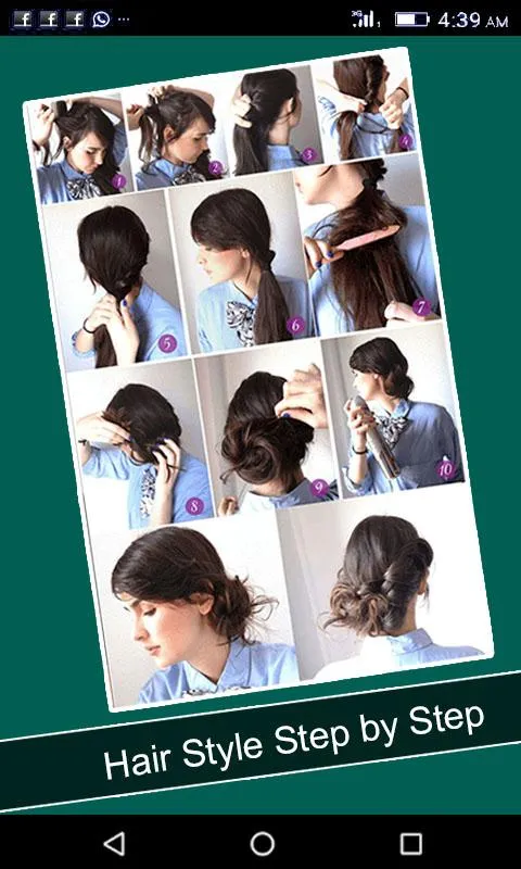 Girls Hairstyle Step by Step | Indus Appstore | Screenshot