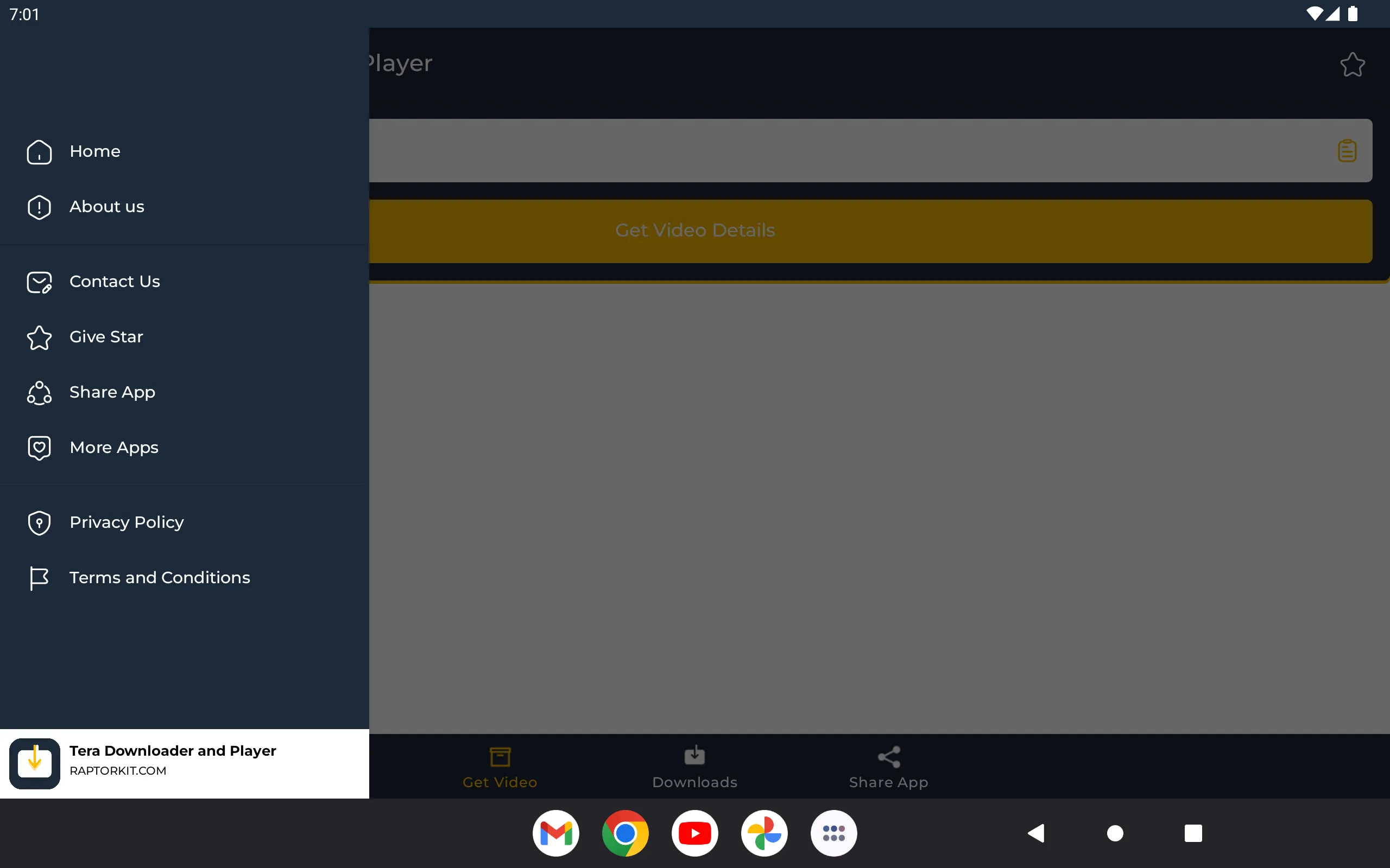 Tera Downloader and Player | Indus Appstore | Screenshot