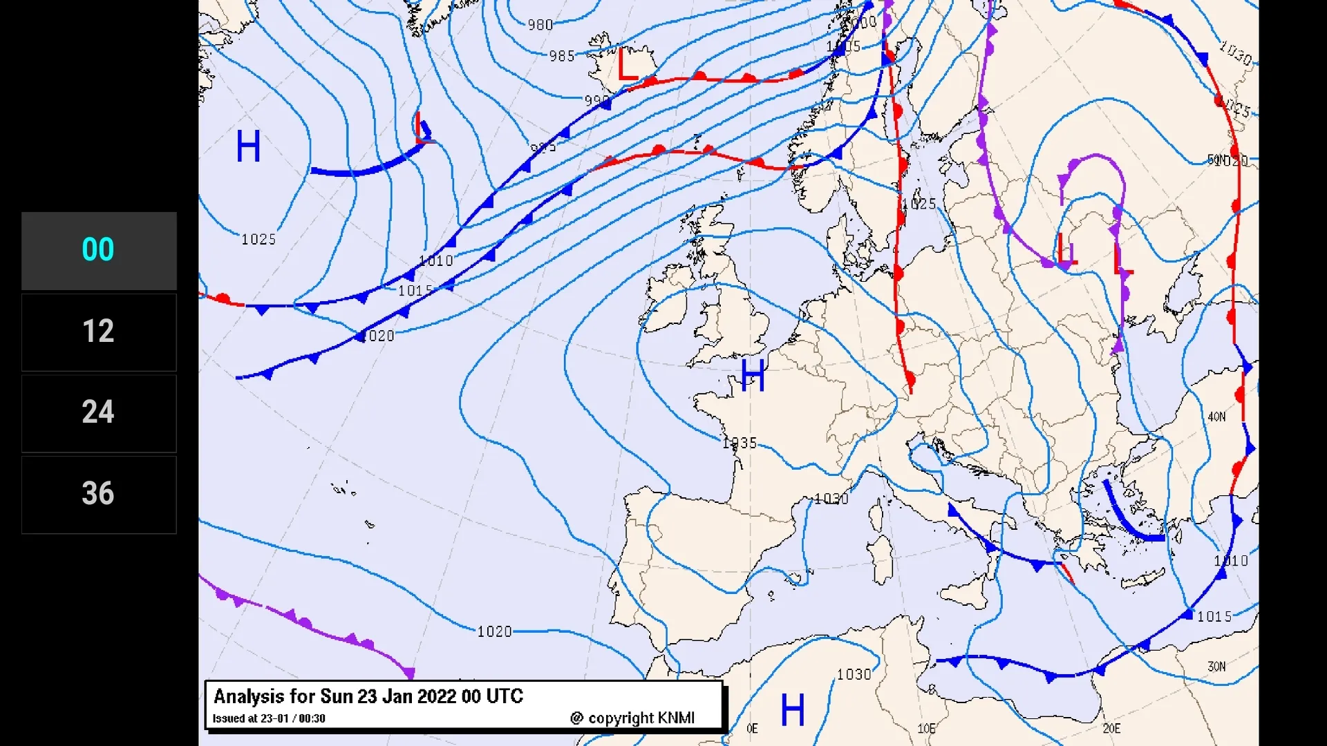 PG Surface Pressure Charts EU | Indus Appstore | Screenshot