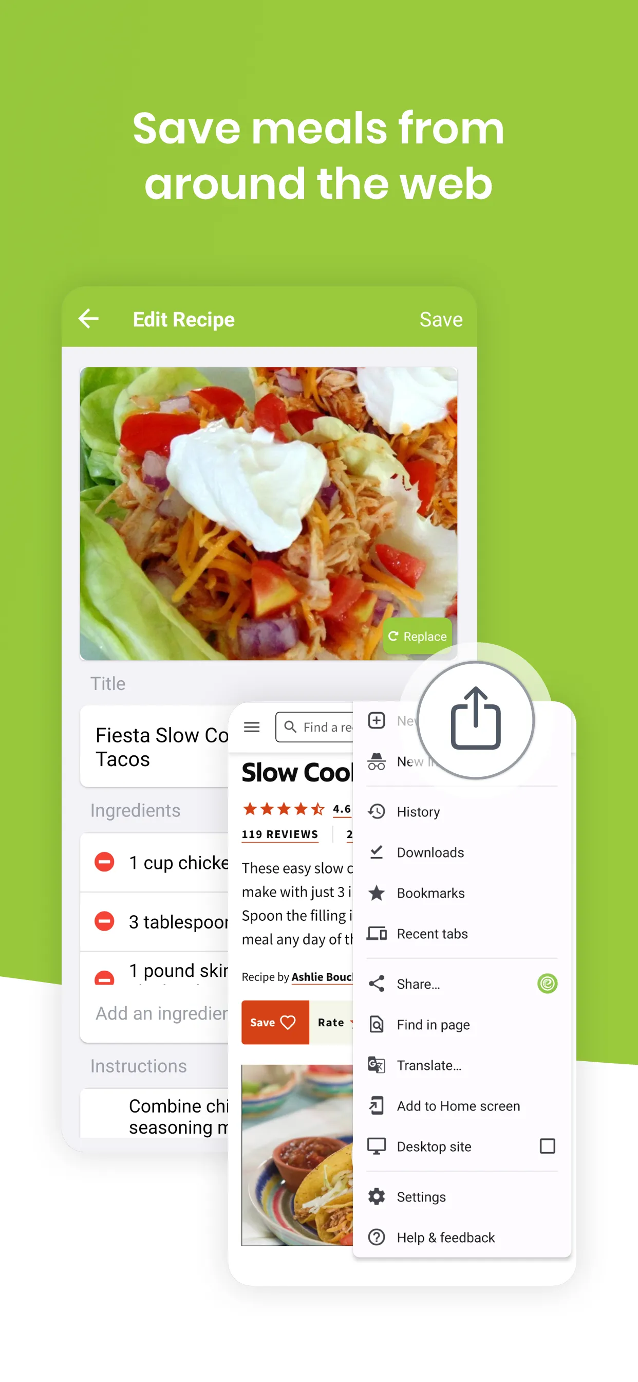 eMeals - Meal Planning Recipes | Indus Appstore | Screenshot