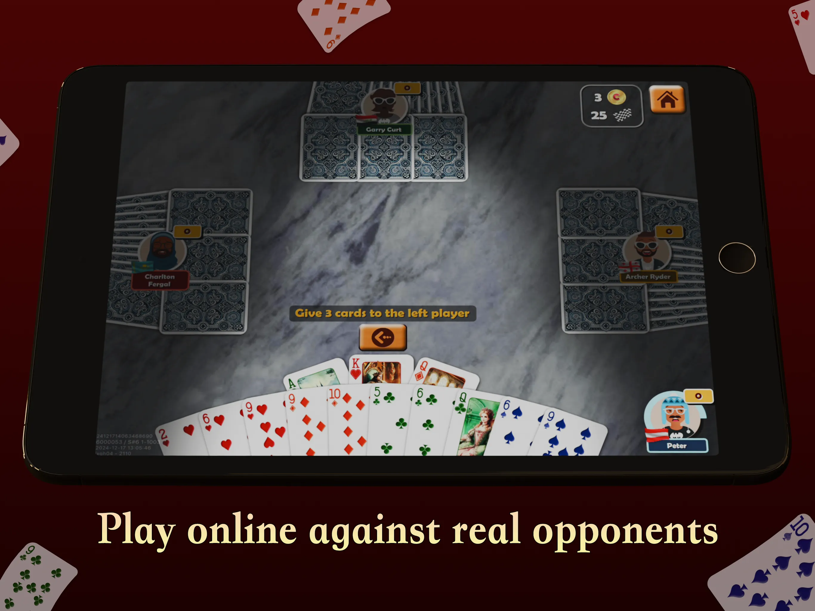 Hearts: Online Card Game | Indus Appstore | Screenshot