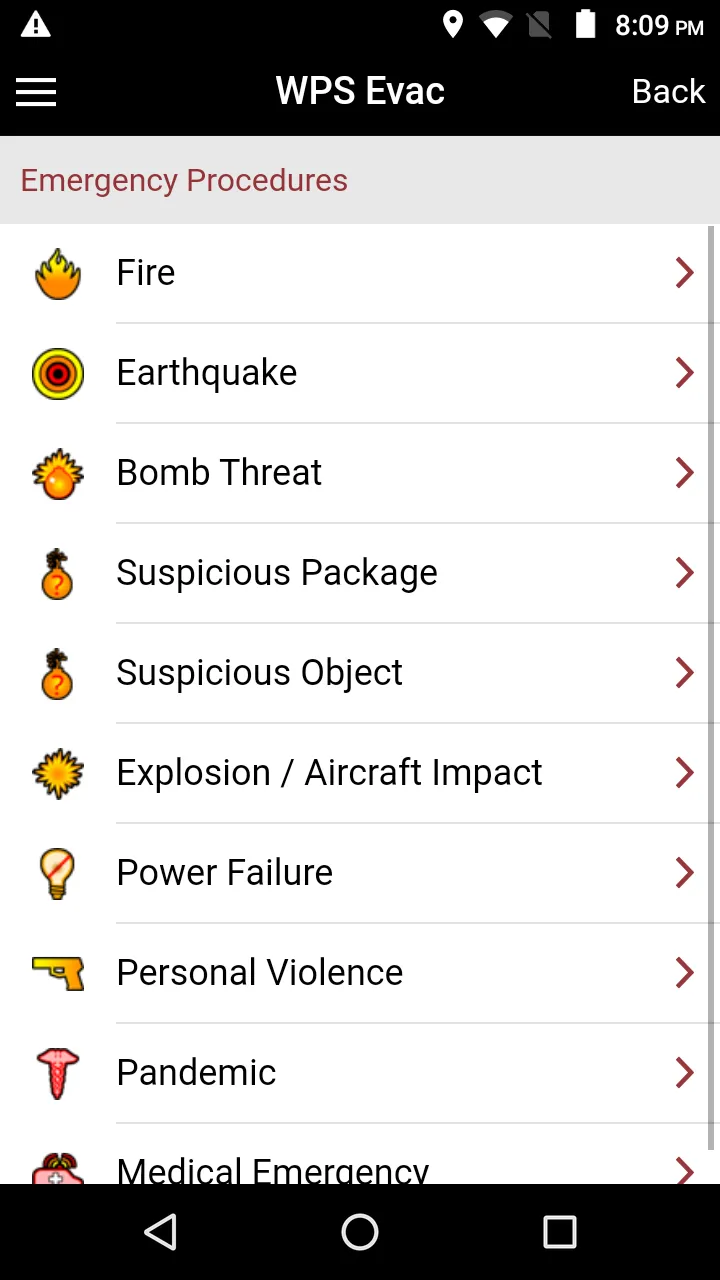 WPS Evac | Indus Appstore | Screenshot