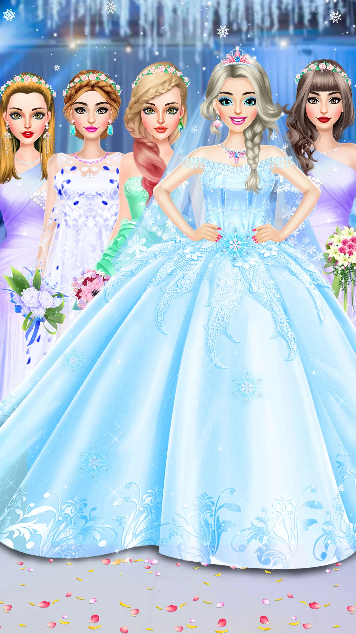 Ice Princess Wedding Dress Up | Indus Appstore | Screenshot