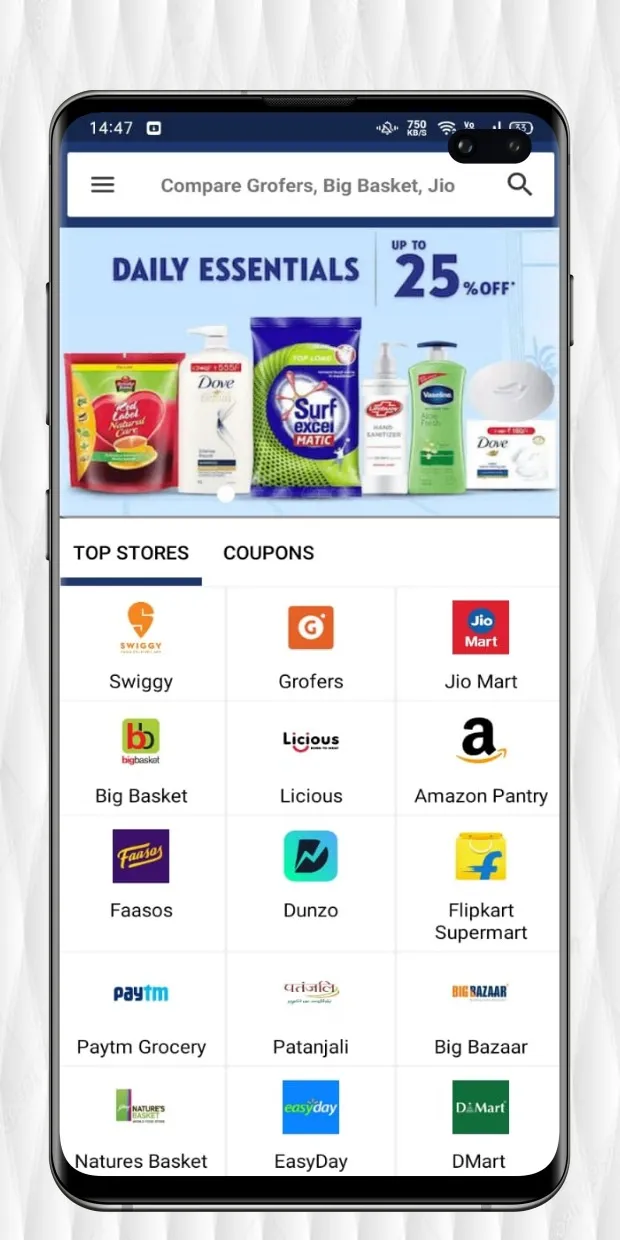 Grocery Shopping App Grofers B | Indus Appstore | Screenshot