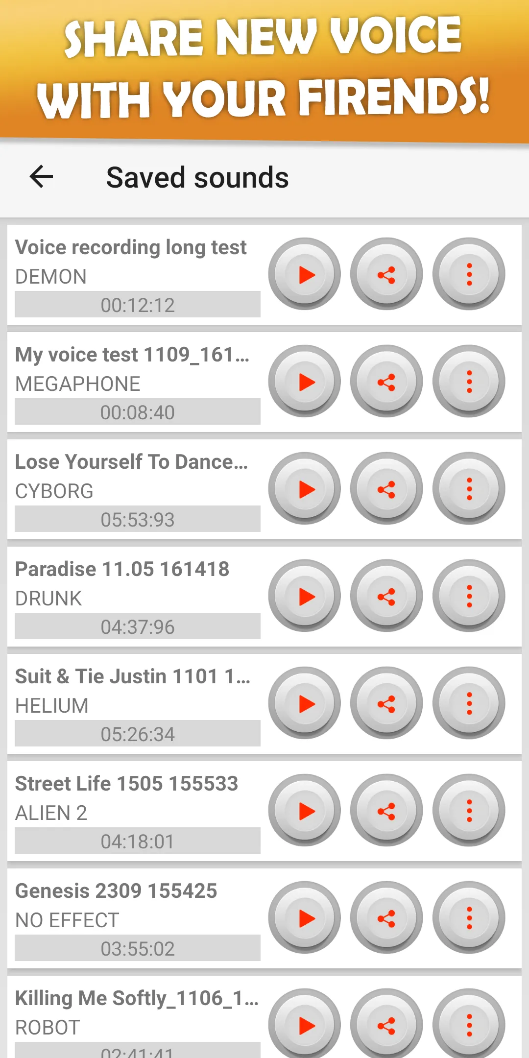 Voice Changer - Audio Effects | Indus Appstore | Screenshot