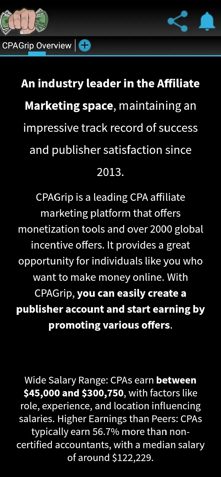 CPAGrip Tutorial | Indus Appstore | Screenshot
