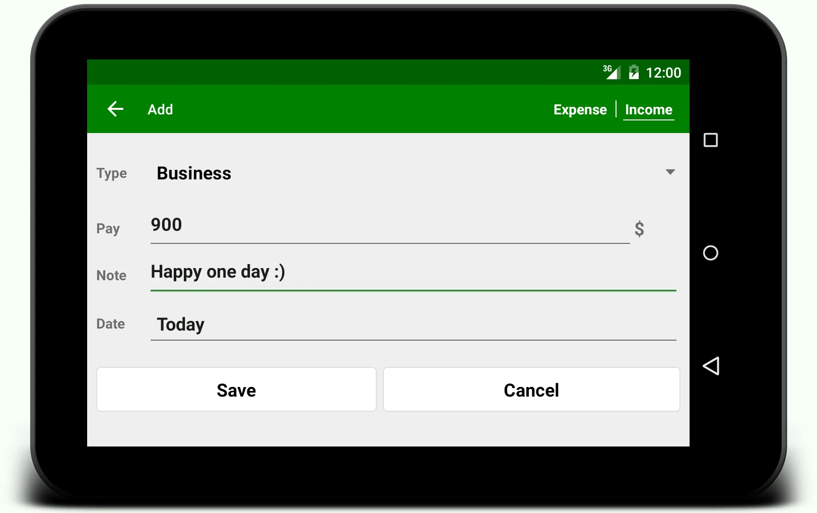 Income Expense Pro | Indus Appstore | Screenshot