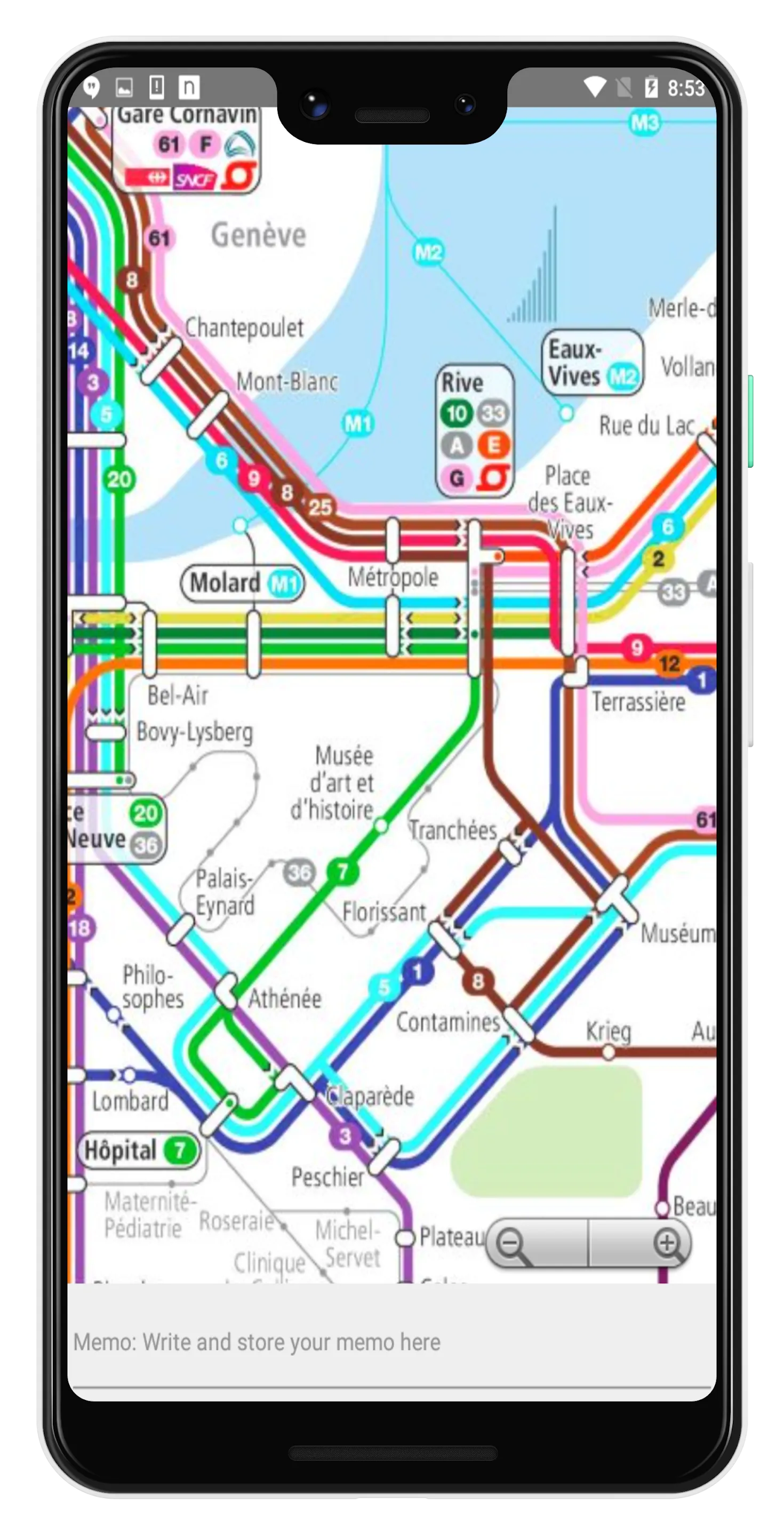 GENEVA TRANSPORT MAP | Indus Appstore | Screenshot