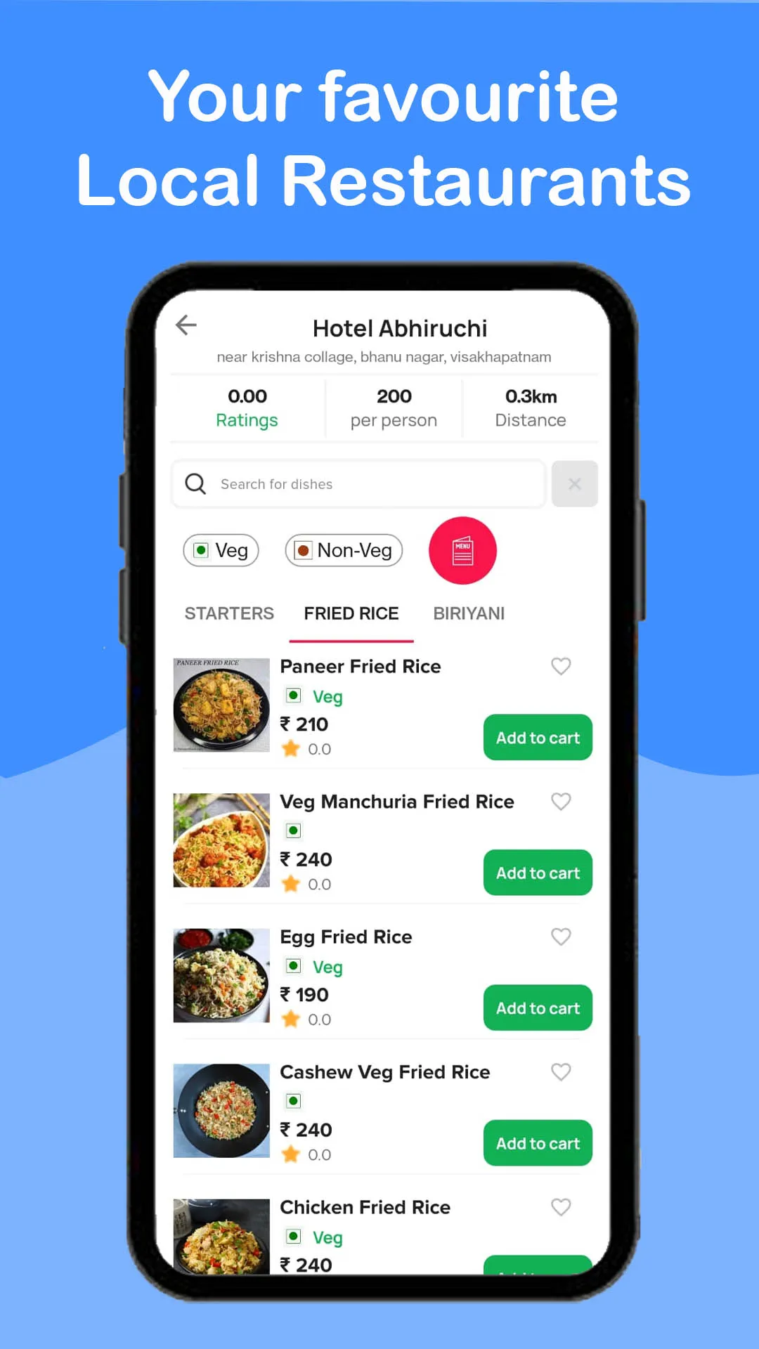 Kravito- Online Food Delivery | Indus Appstore | Screenshot