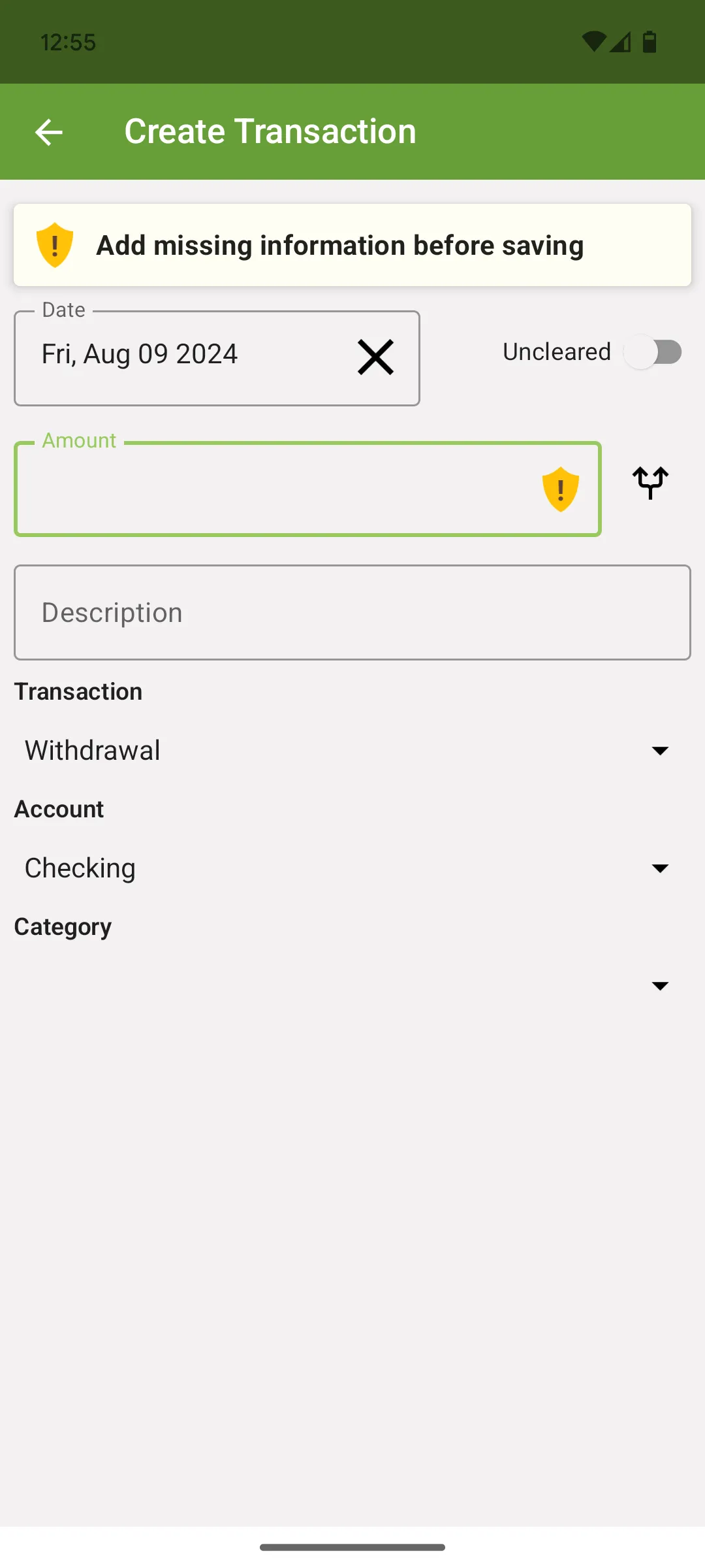 ClearCheckbook Money Manager | Indus Appstore | Screenshot