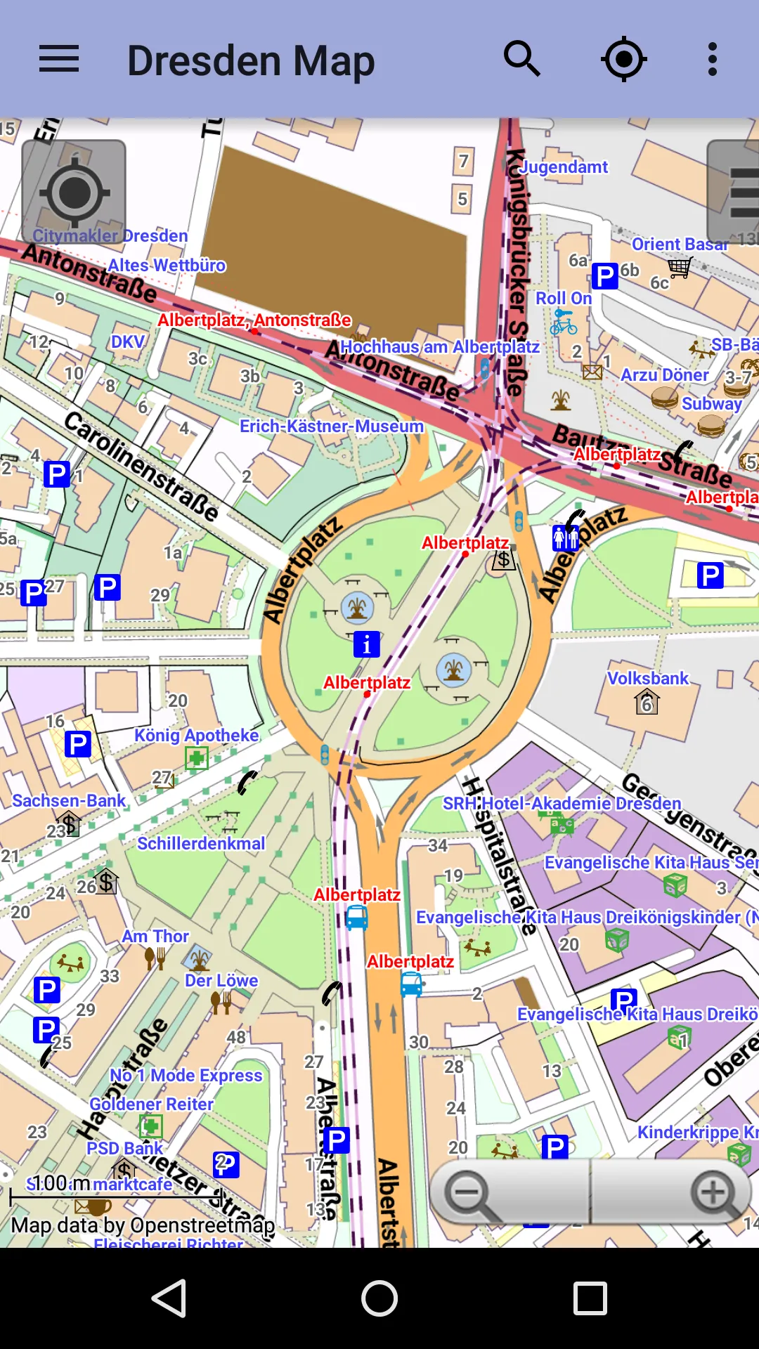 Dresden Offline City Map Lite | Indus Appstore | Screenshot