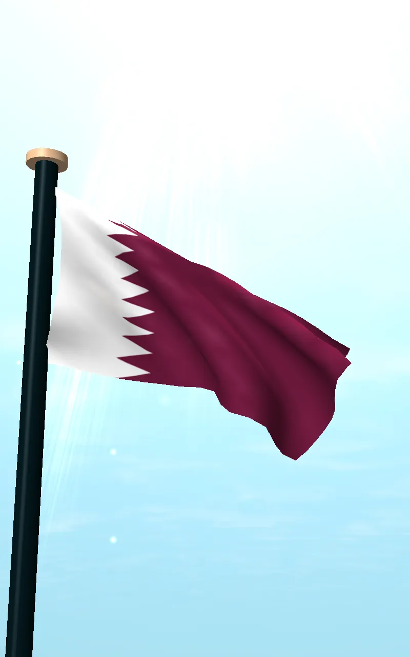 Qatar Flag 3D Free Wallpaper | Indus Appstore | Screenshot