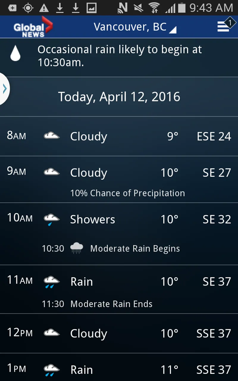 Global News SkyTracker Weather | Indus Appstore | Screenshot