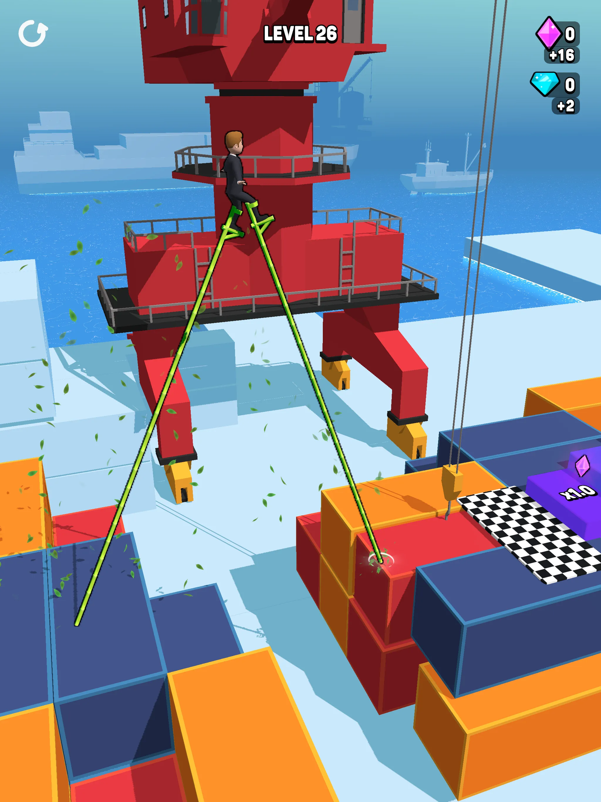 Stilts Run: Walk & Step Over | Indus Appstore | Screenshot