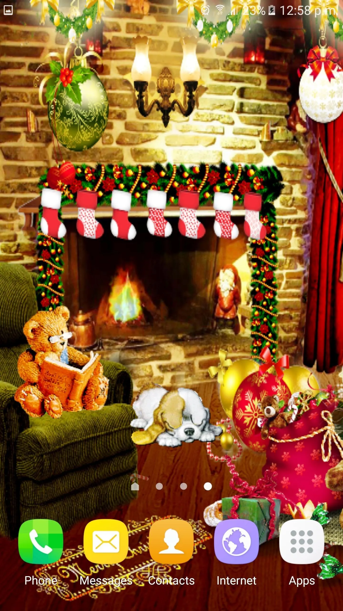 Christmas live wallpaper | Indus Appstore | Screenshot