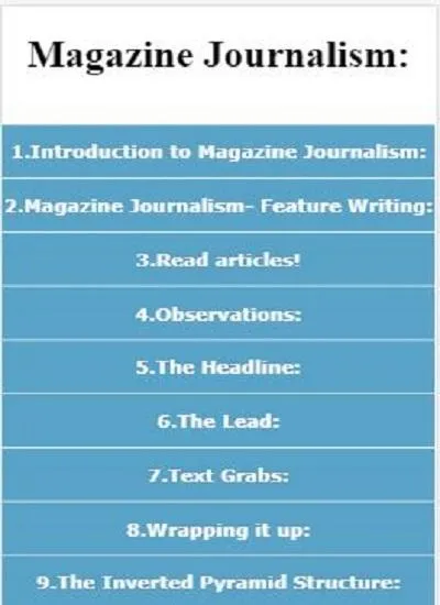 magazine journalism | Indus Appstore | Screenshot