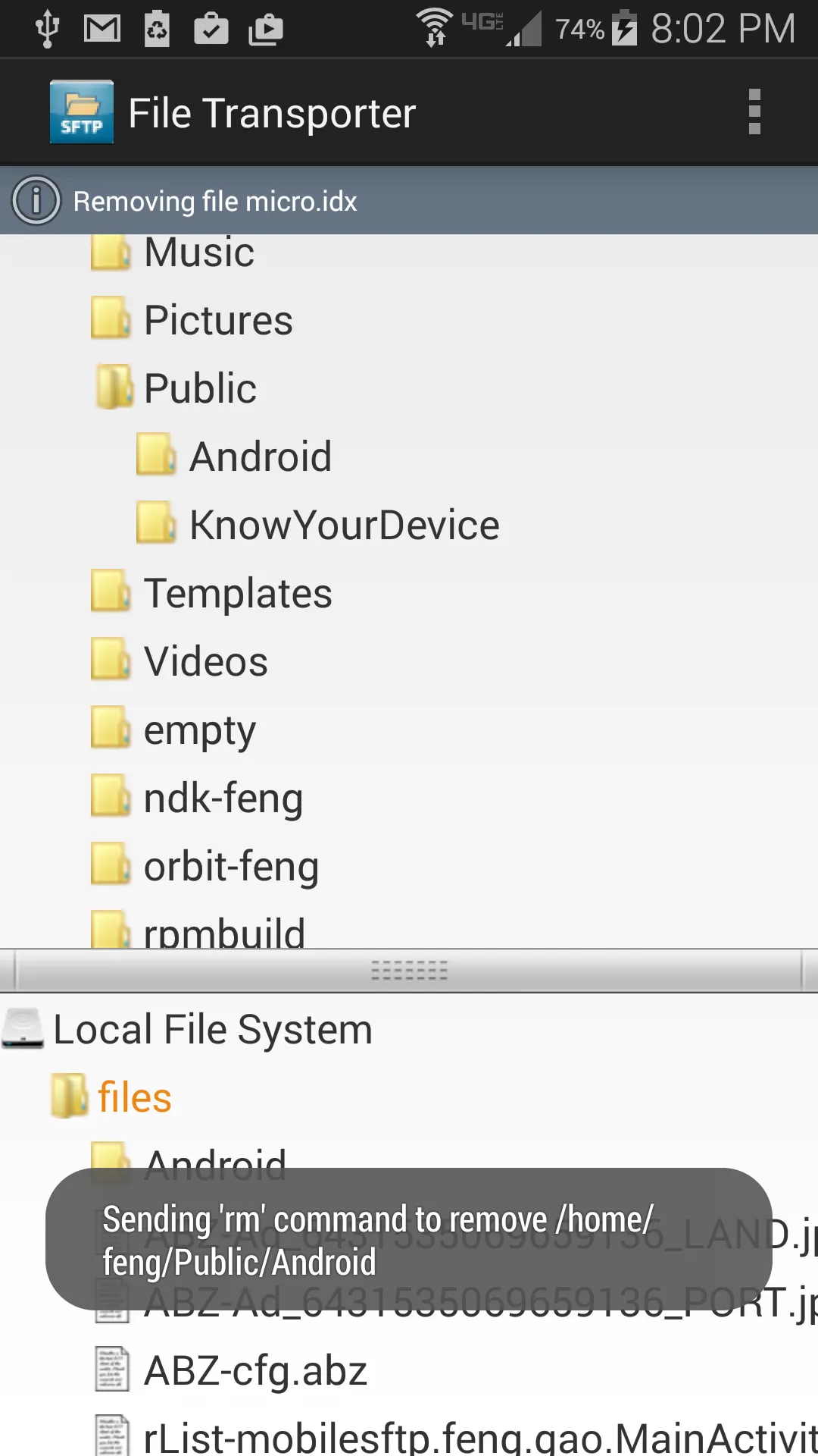 Mobile SFTP(Secure FTP Client) | Indus Appstore | Screenshot