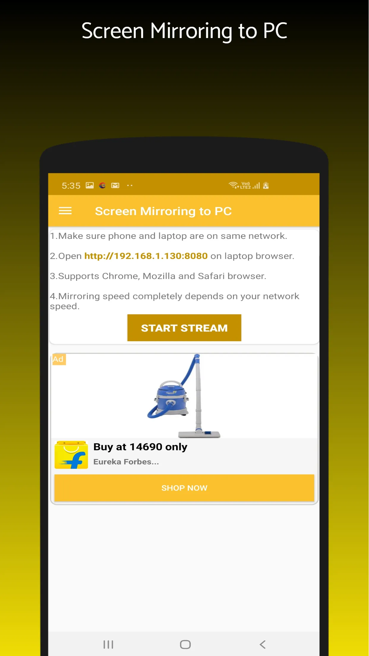 Media Cast to Chromecast,FireT | Indus Appstore | Screenshot