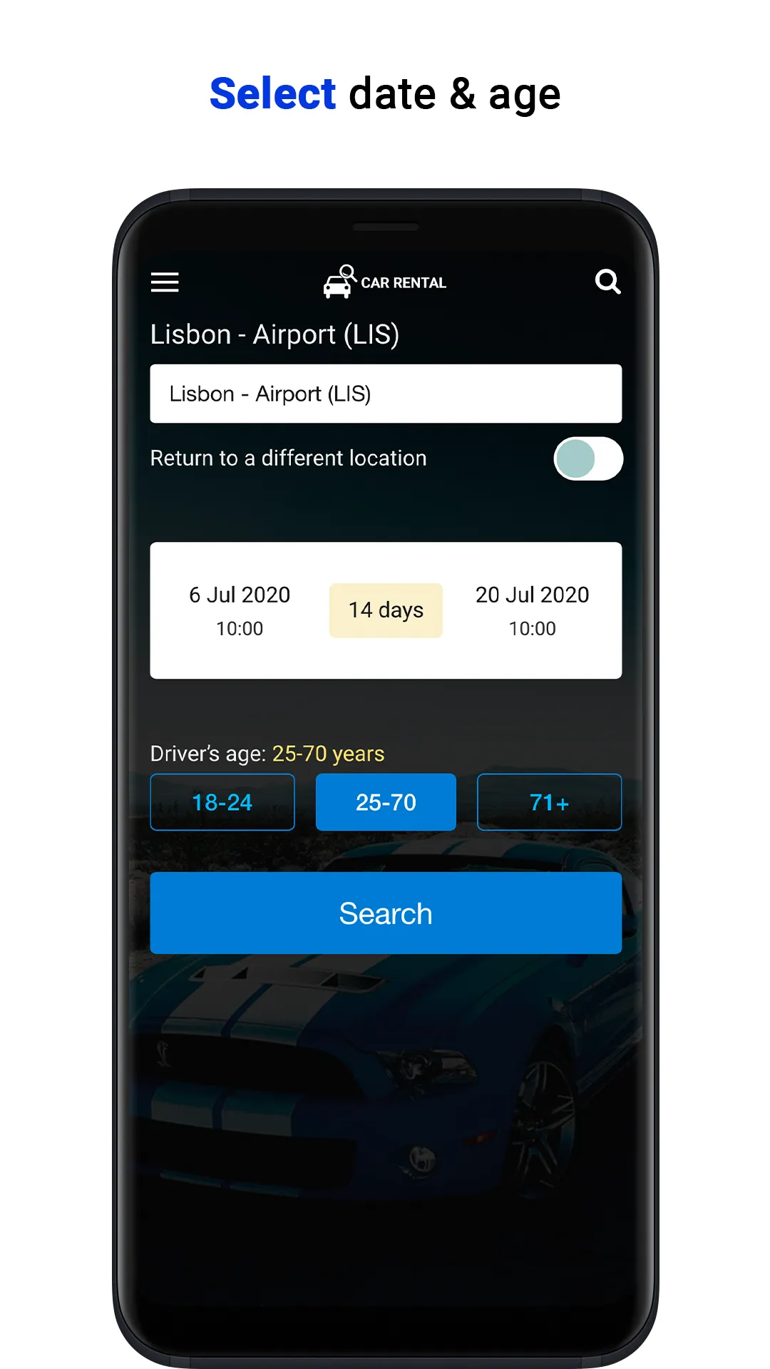 Car Rental: RentalCars 24h app | Indus Appstore | Screenshot