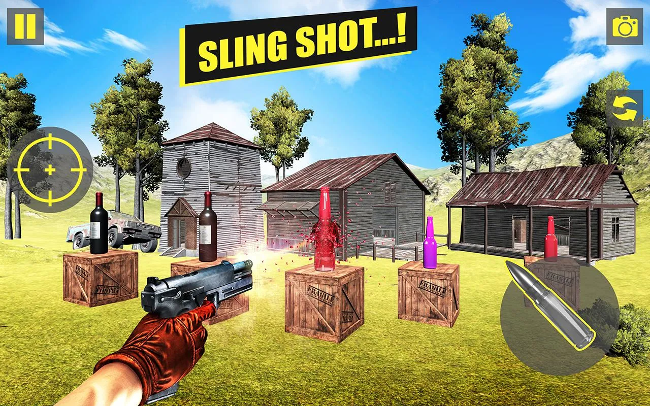 Sniper Gun Bottle Shooter 2023 | Indus Appstore | Screenshot