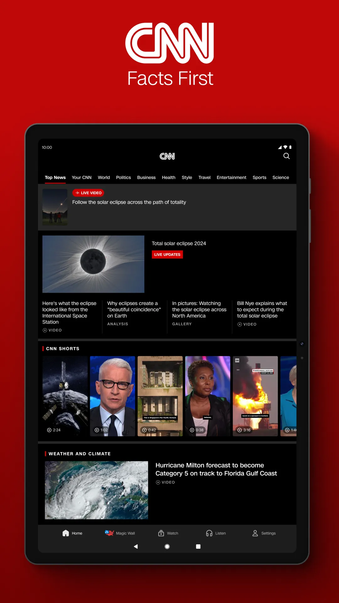 CNN: Breaking US & World News | Indus Appstore | Screenshot