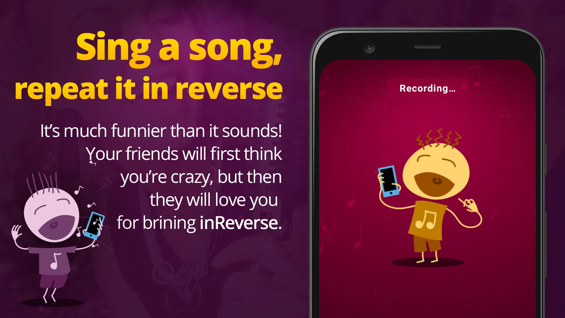 inReverse - Backwards Karaoke | Indus Appstore | Screenshot