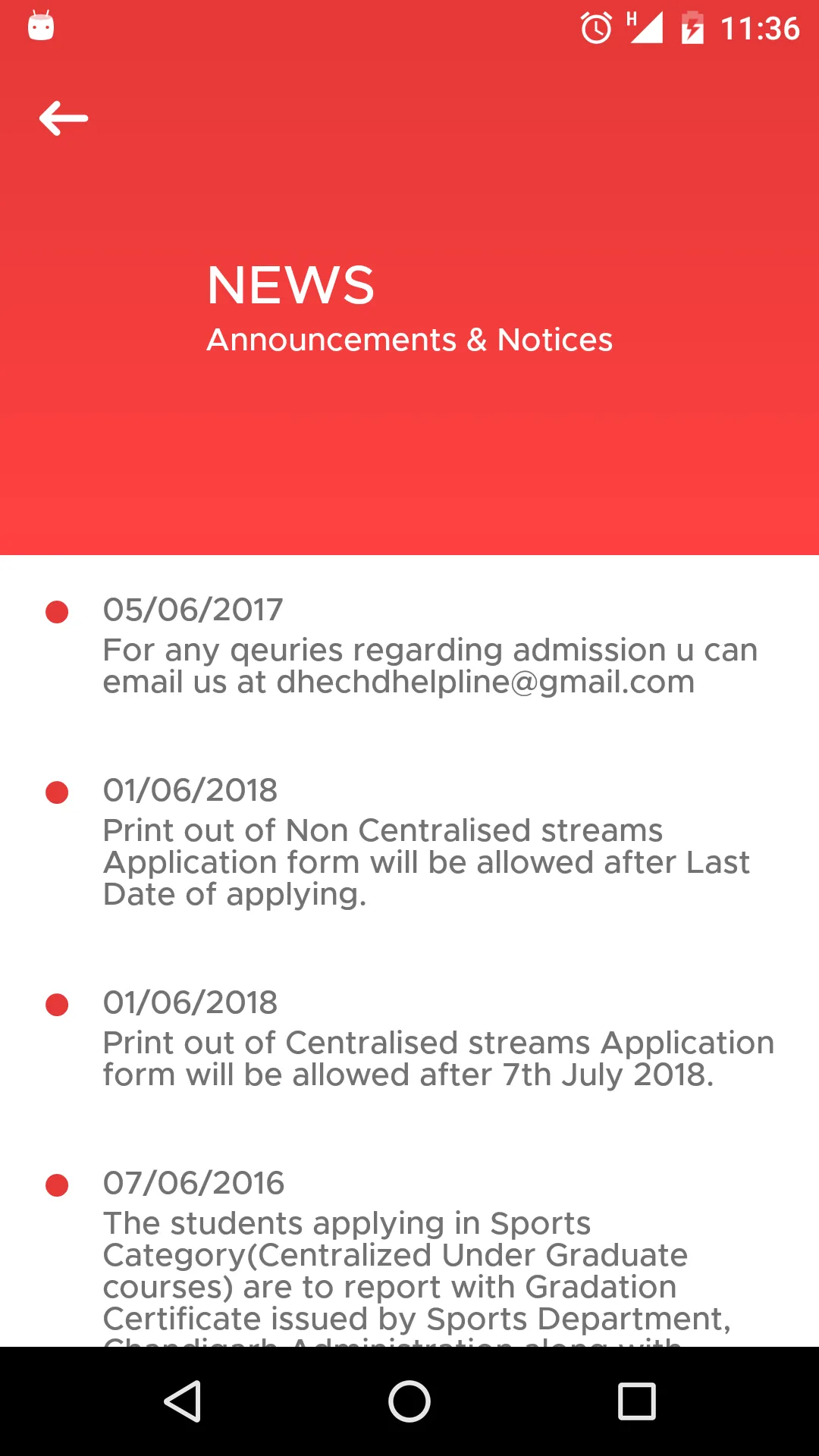 e-Campus Chandigarh | Indus Appstore | Screenshot