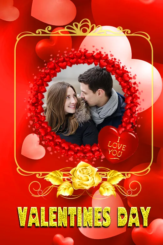 Valentine's Day Photo Frame 20 | Indus Appstore | Screenshot