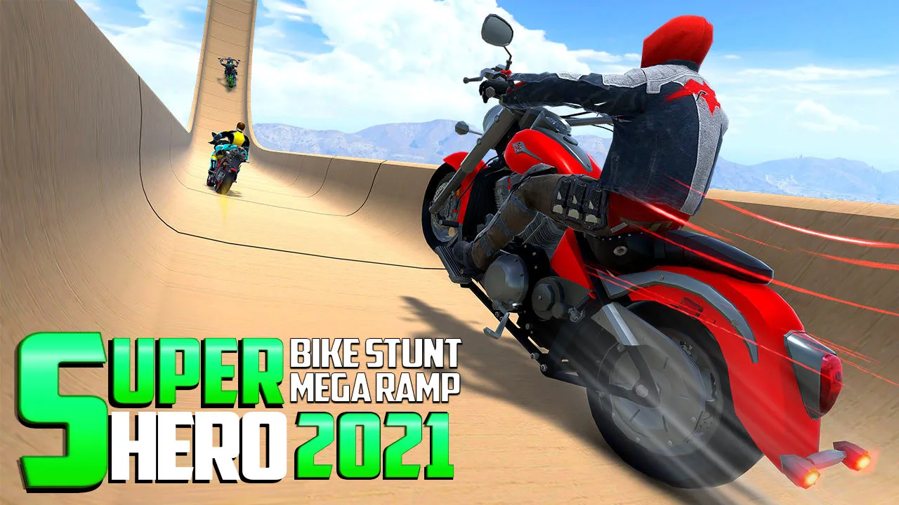 Superhero Bike Game Stunt Race | Indus Appstore | Screenshot