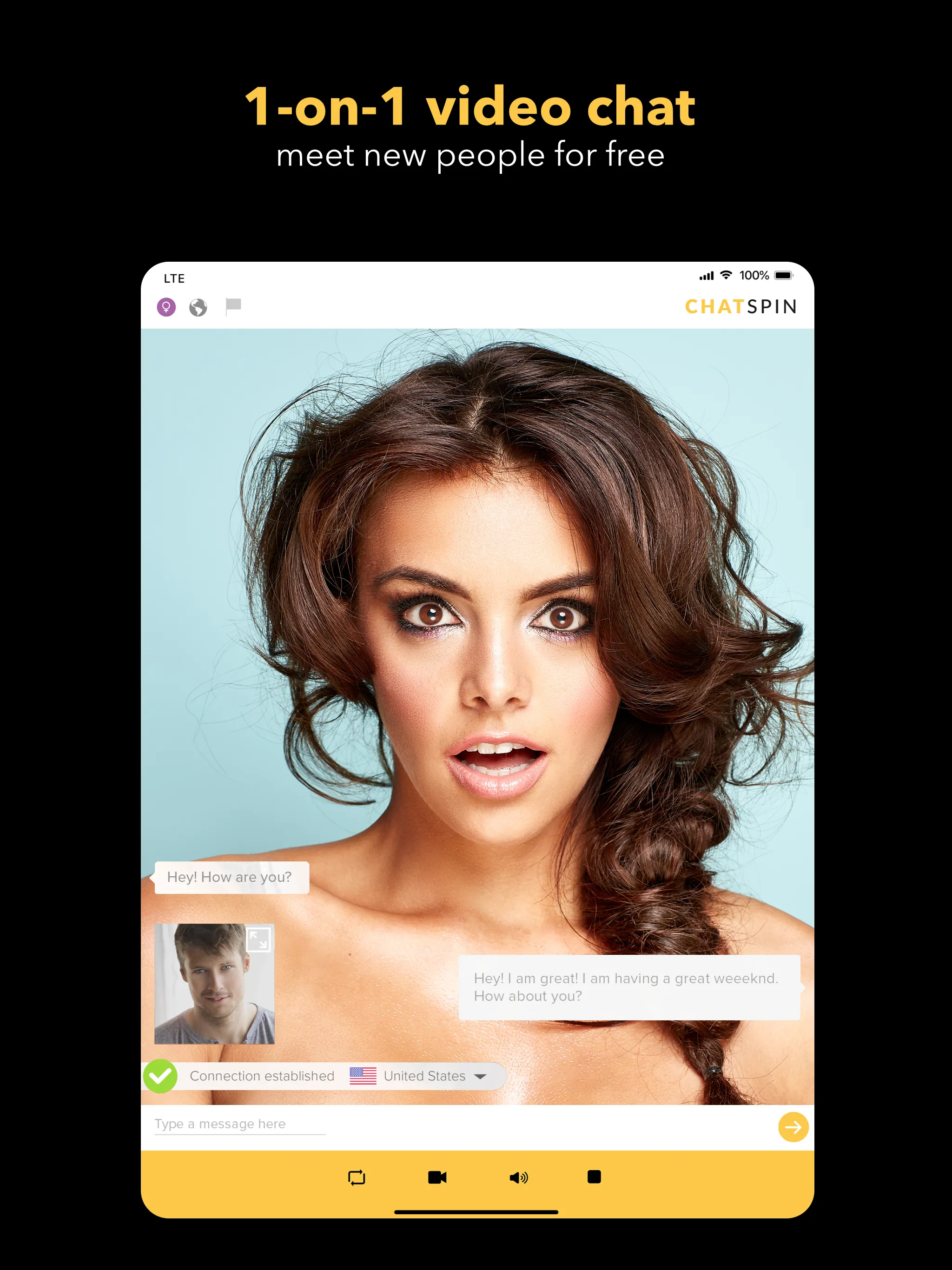 Chatspin Random Video Chat Duo | Indus Appstore | Screenshot