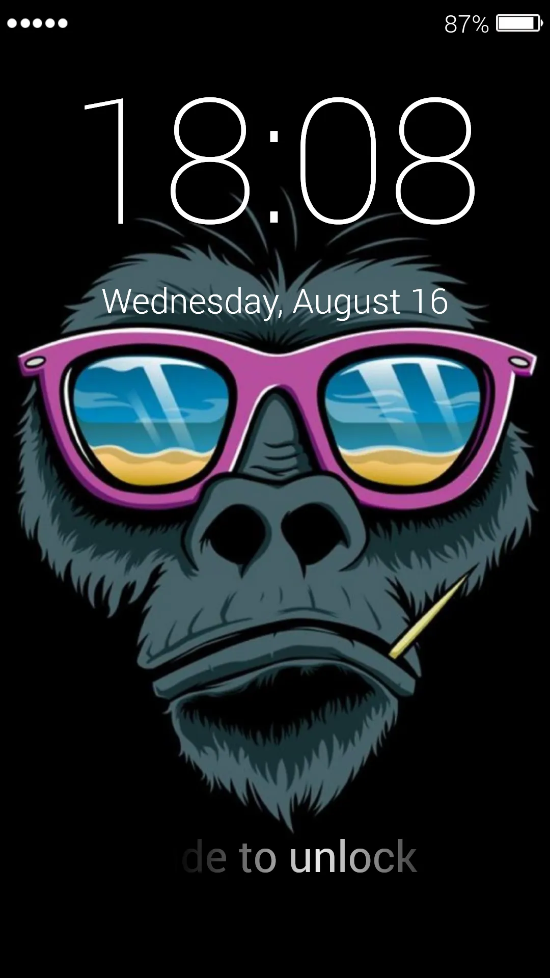 Monkey Lock Screen & Wallpaper | Indus Appstore | Screenshot