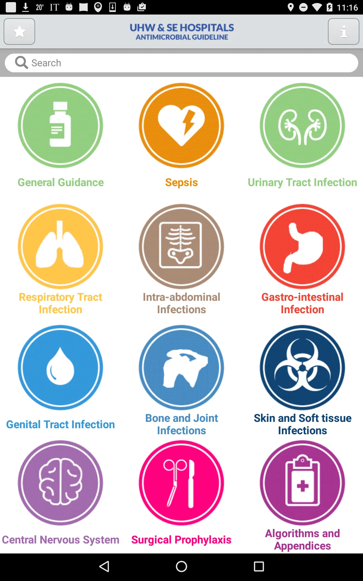 UHW Antimicrobial Guidelines | Indus Appstore | Screenshot