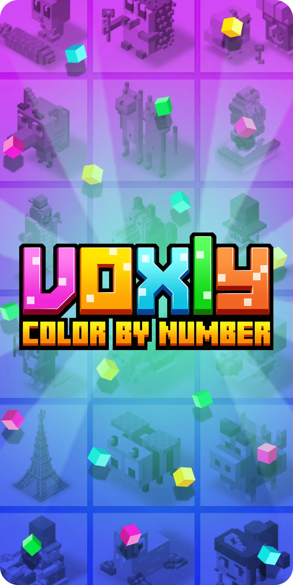 Voxly: 3D Color by Number. | Indus Appstore | Screenshot