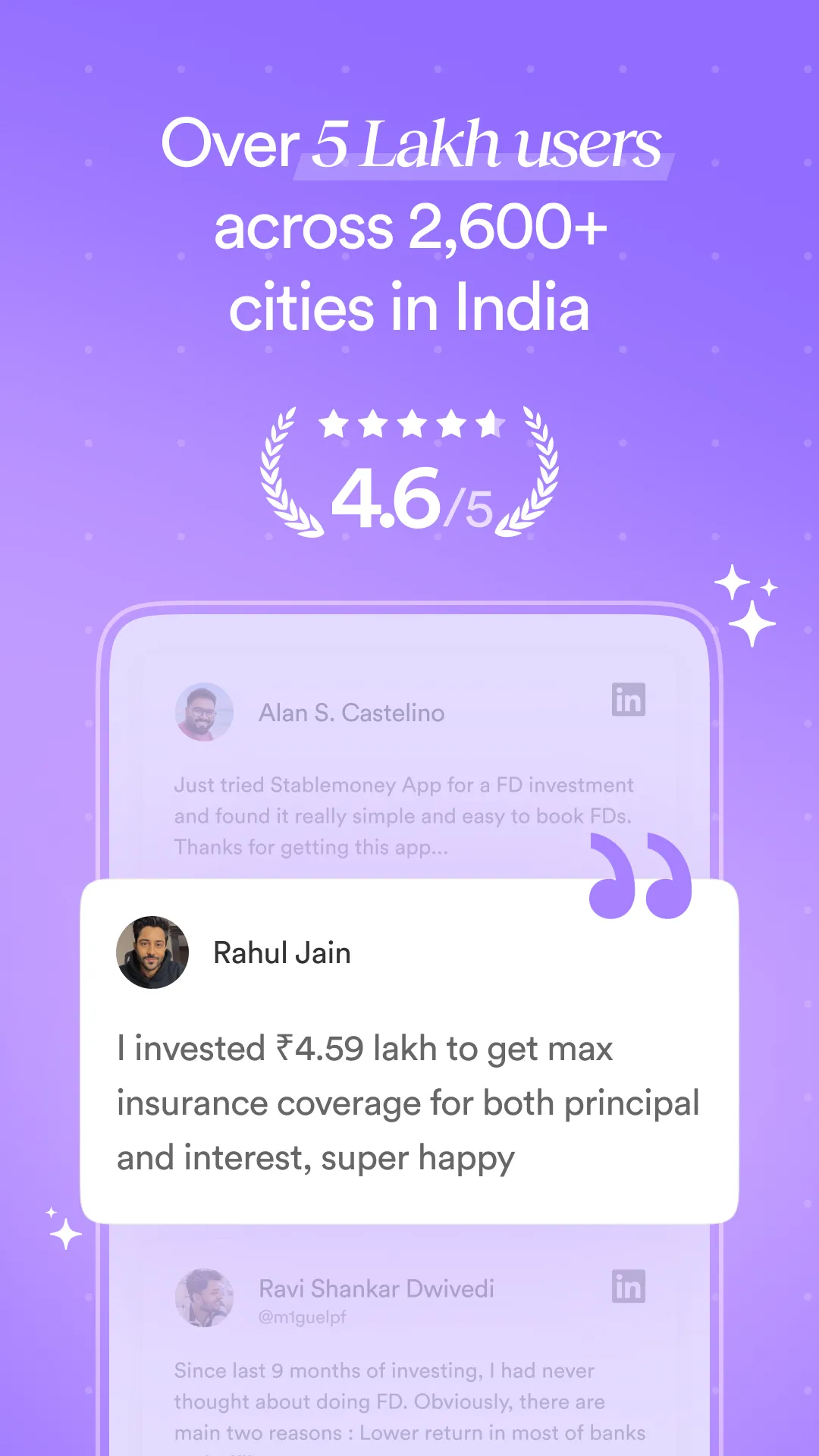 Stable Money: Earn 9.50% on FD | Indus Appstore | Screenshot
