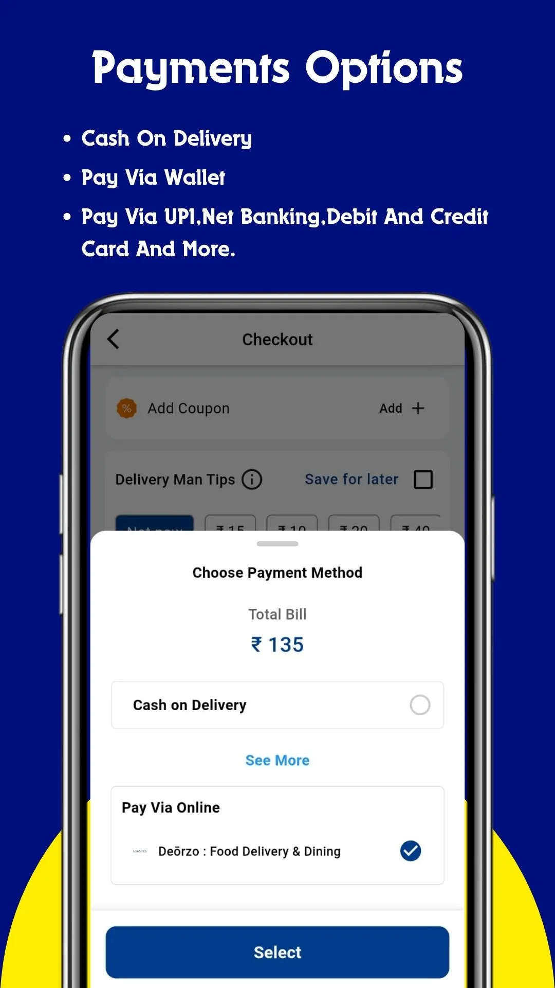 Deorzo : Food Delivery | Indus Appstore | Screenshot