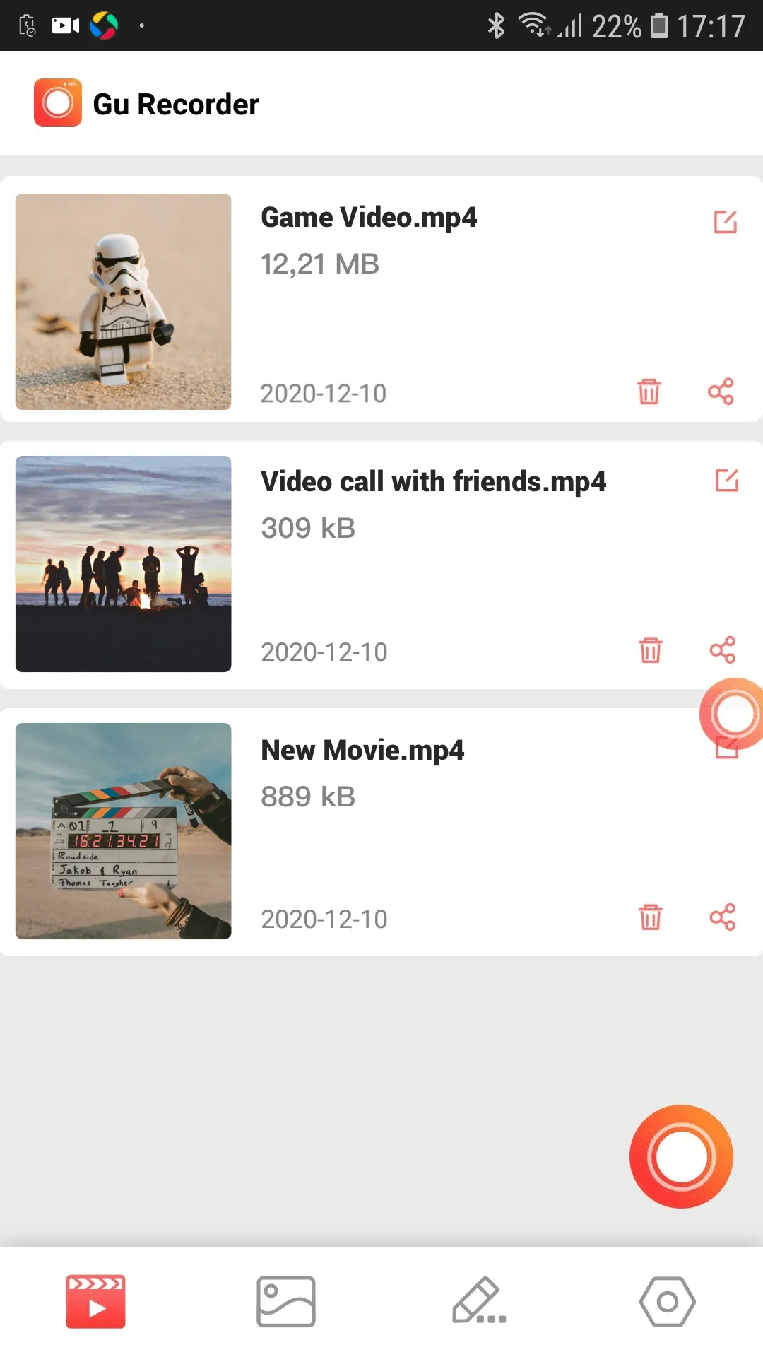 Screen Recorder GU Recorder | Indus Appstore | Screenshot