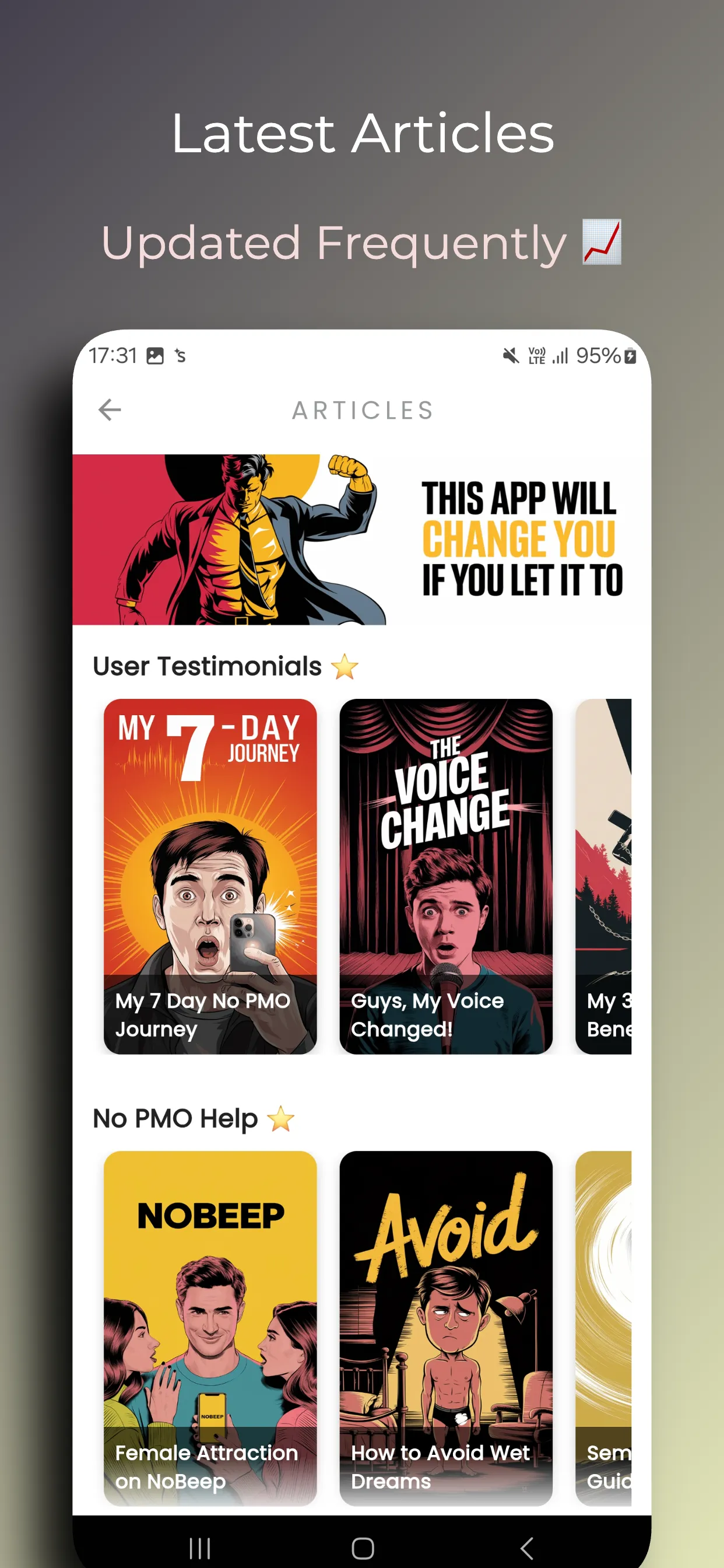 NoBeep: Quit Fap | Quit Porn | Indus Appstore | Screenshot