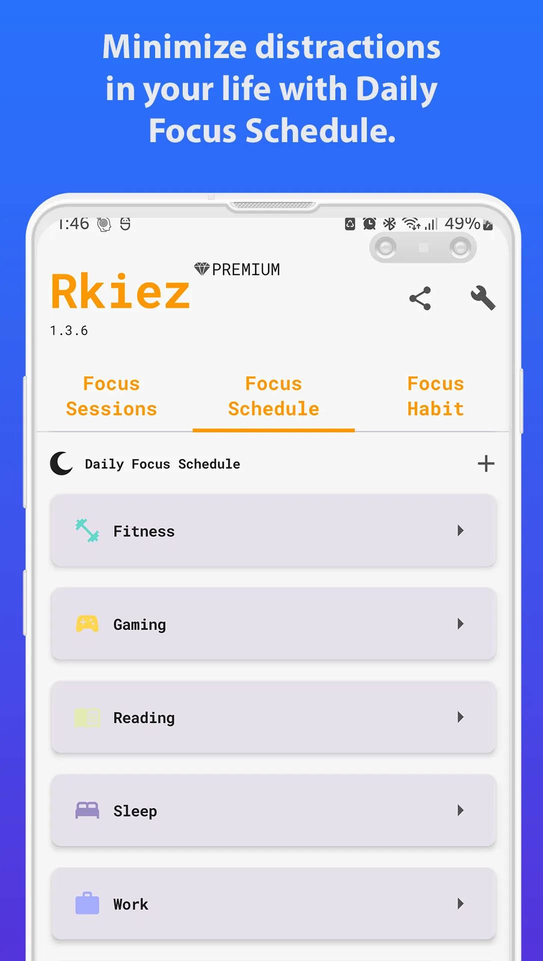 Rkiez: Pomo & Schedule & Habit | Indus Appstore | Screenshot