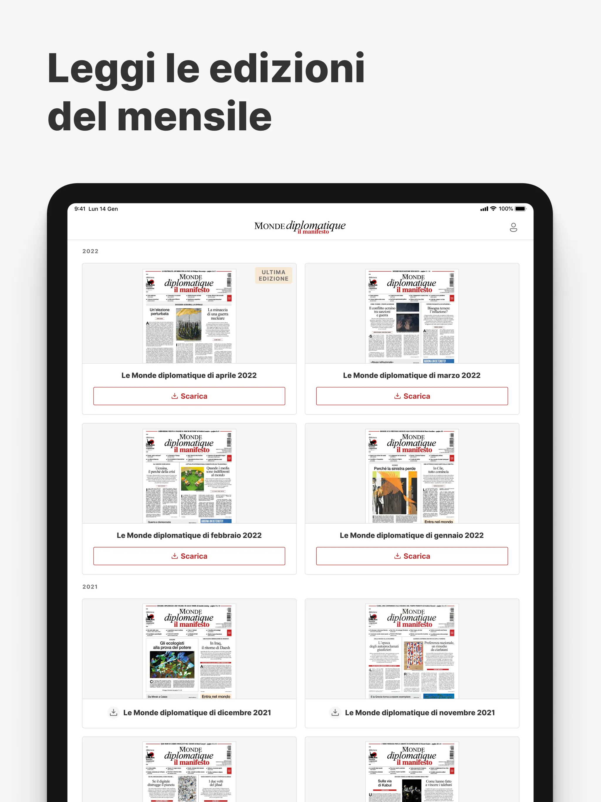 Le Monde diplomatique Italia | Indus Appstore | Screenshot