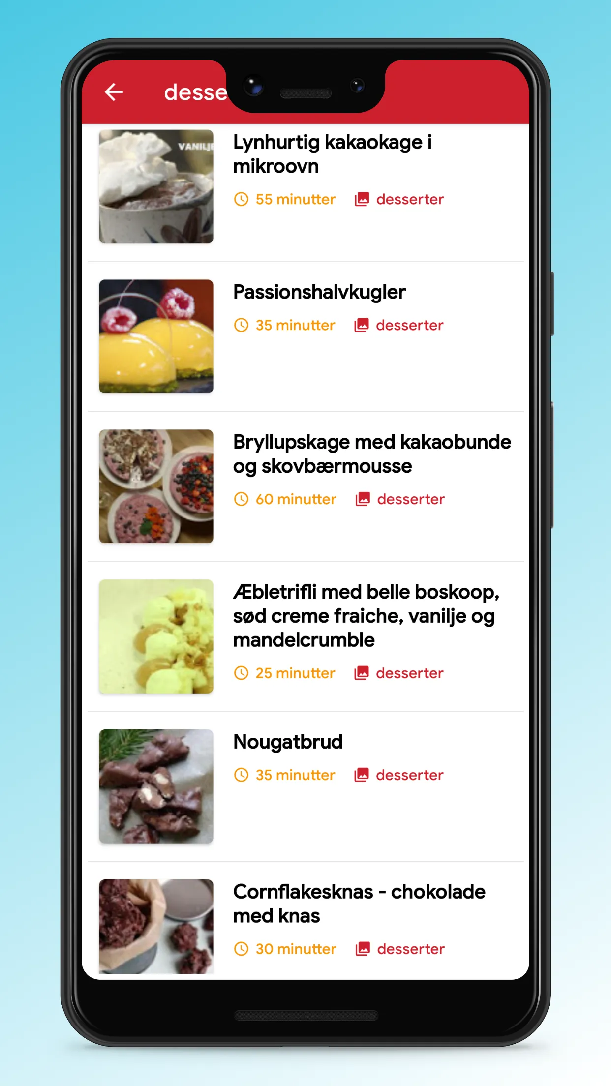 Danish Recipes - Food App | Indus Appstore | Screenshot