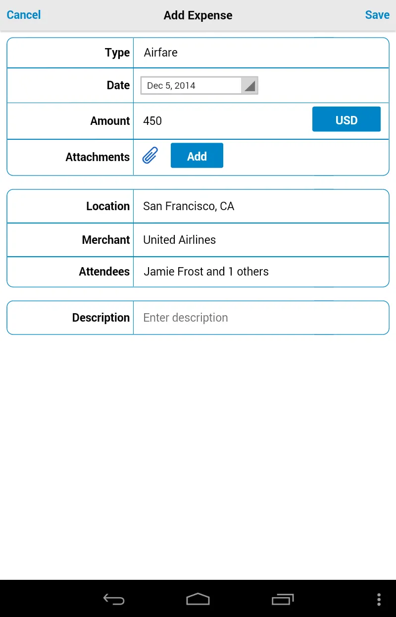 Oracle Fusion Expenses | Indus Appstore | Screenshot