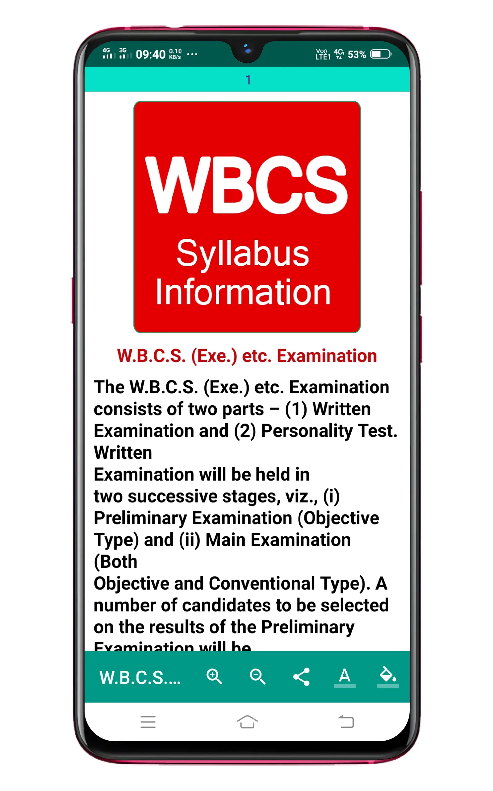 WBCS Syllabus 2022 | Indus Appstore | Screenshot