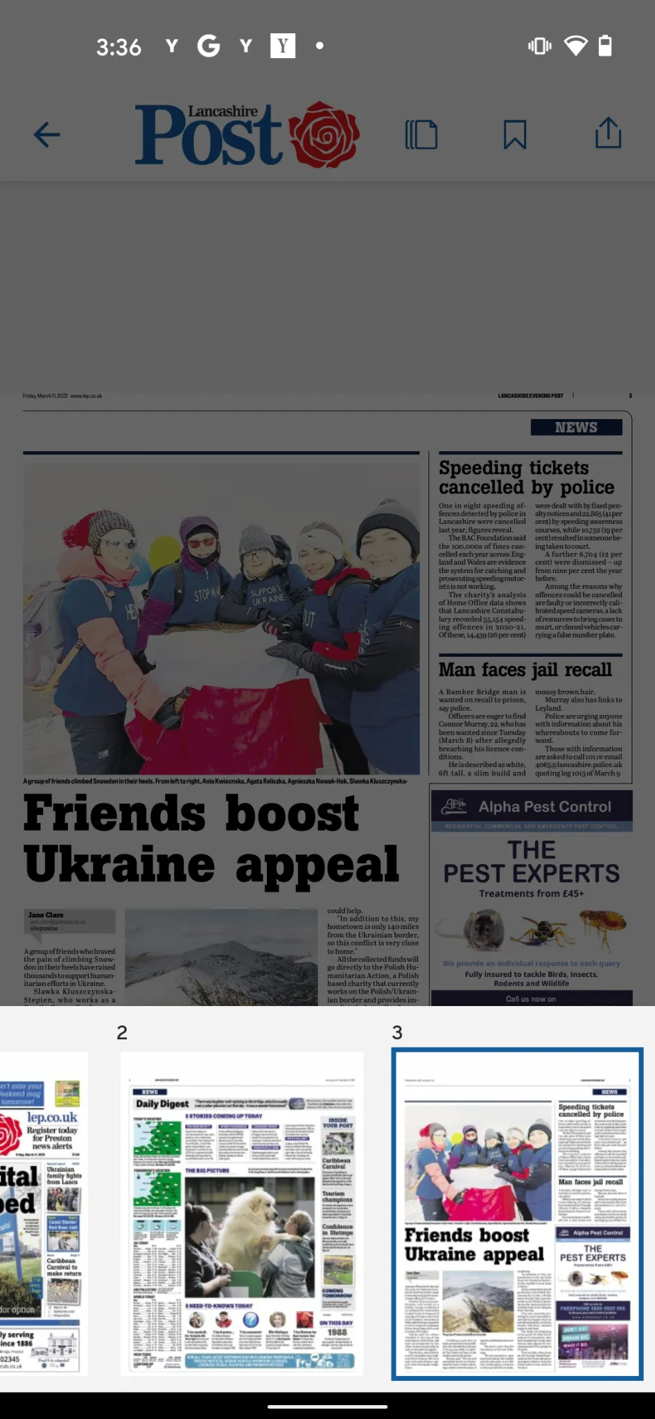 Lancashire Evening Post Paper | Indus Appstore | Screenshot