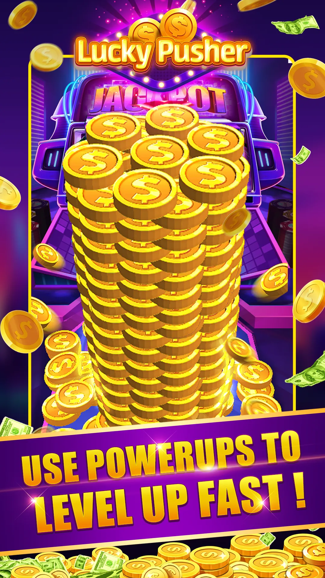 Lucky Cash Pusher Coin Games | Indus Appstore | Screenshot